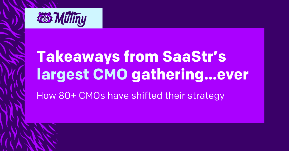 Takeaways from SaaStr’s largest CMO gathering ever