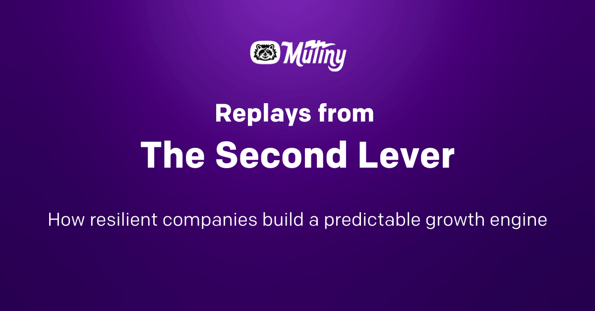 The Second Lever [Full Recordings]: Sessions from Salesforce, Ramp, Snowflake, and more